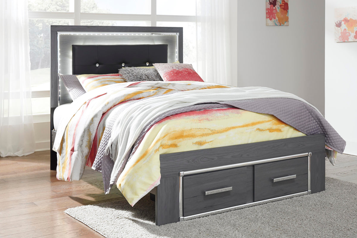 Lodanna Full Storage Bed, Dresser and Mirror