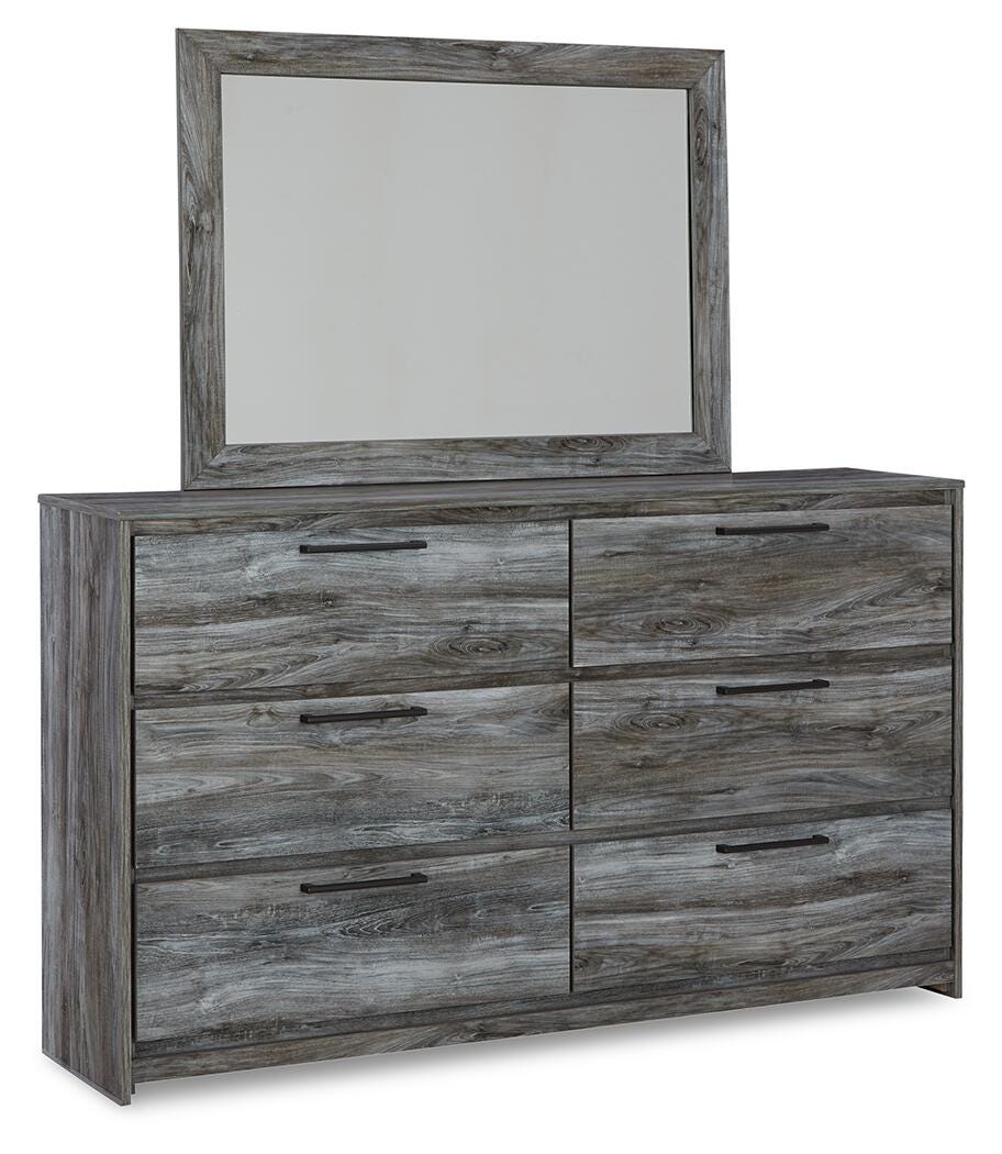 Baystorm Full Panel Bed, Dresser, Mirror and Chest