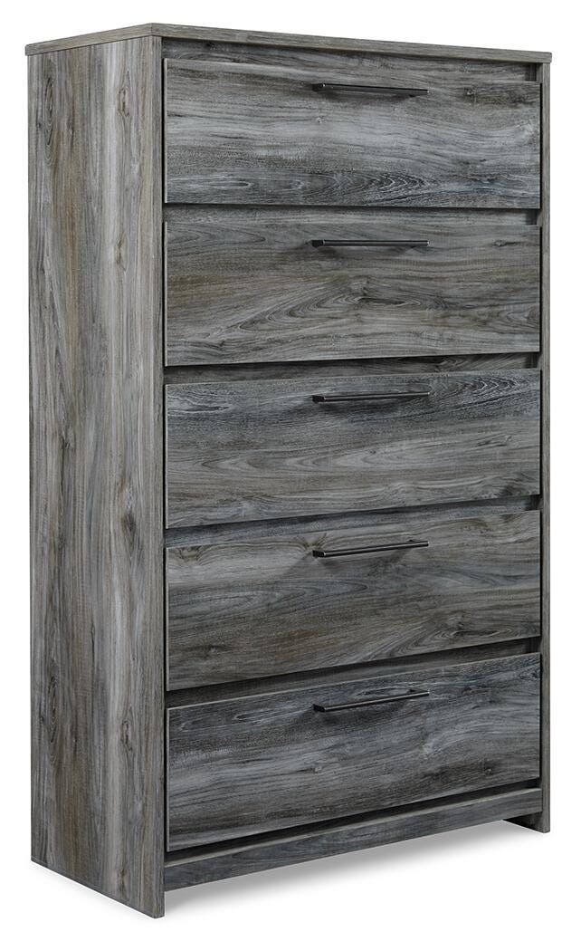 Baystorm King Panel Storage Bed, Chest and 2 Nightstands