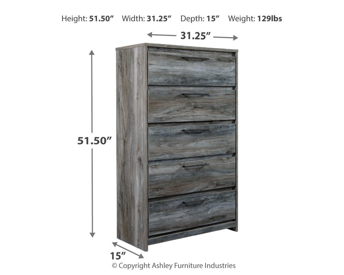 Baystorm Full Storage Bed, Chest and Nightstand