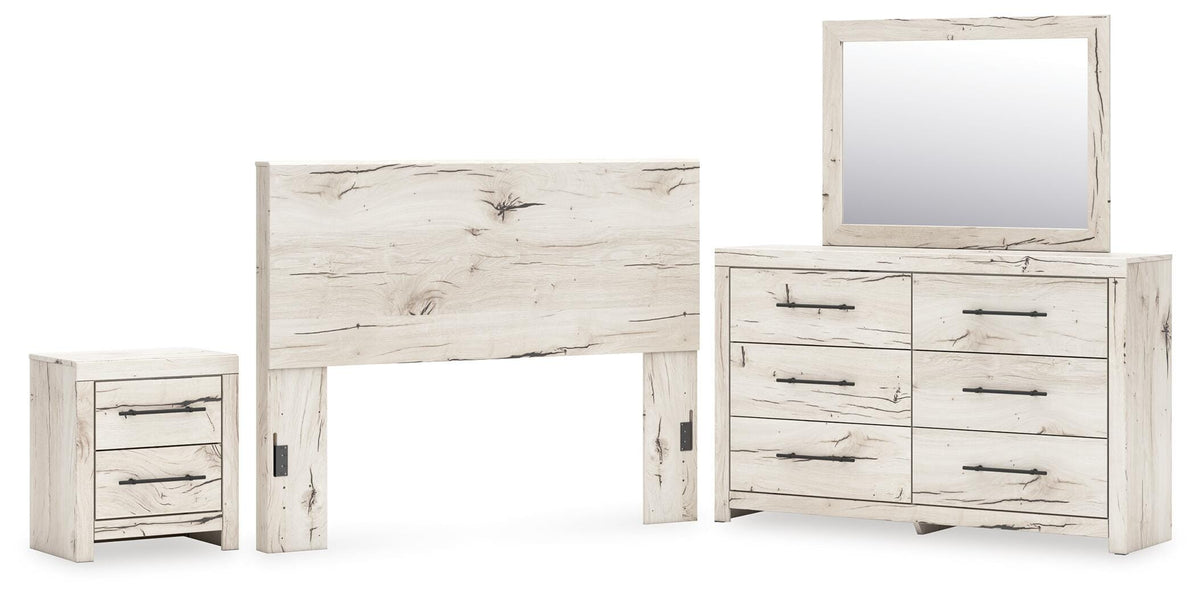 Lawroy Queen Panel Headboard, Dresser and Nightstand