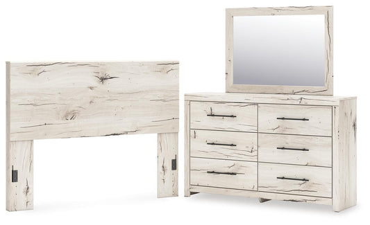 Lawroy Queen Panel Headboard, Dresser and Mirror