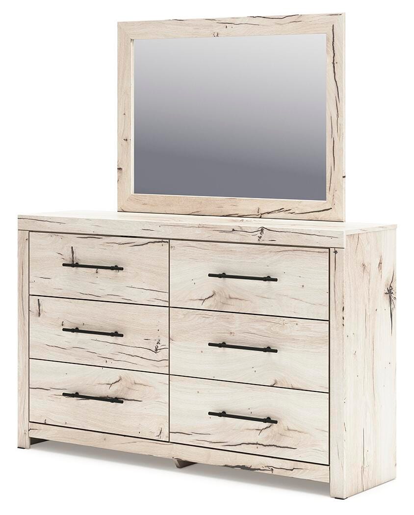 Lawroy Queen Storage Bed, 2 Dressers, Mirror and 2 Nightstands