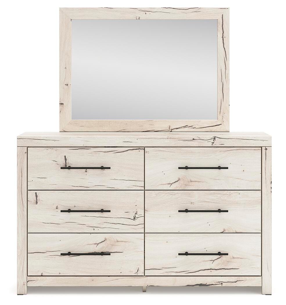 Lawroy Twin Panel Headboard, Dresser and Mirror