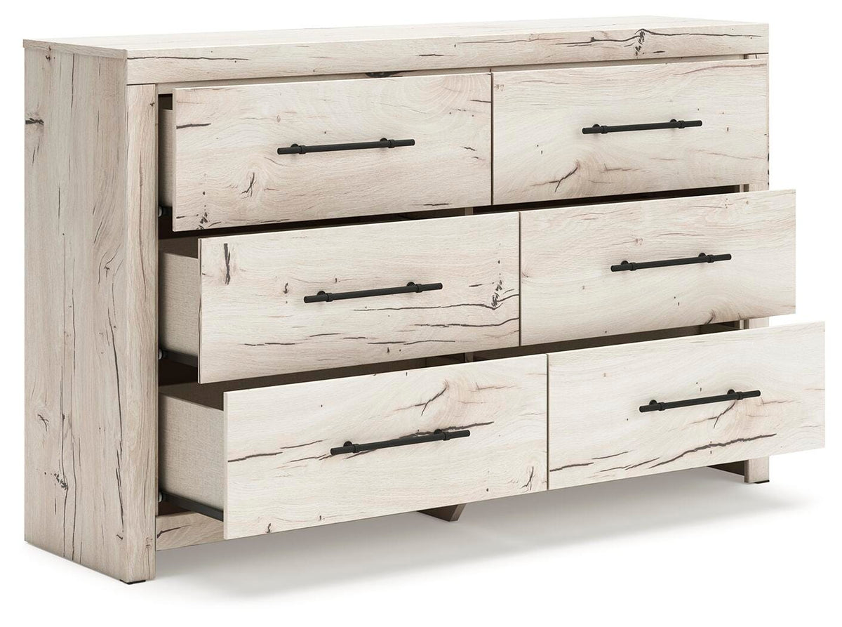 Lawroy Queen Storage Bed, 2 Dressers, Mirror and 2 Nightstands