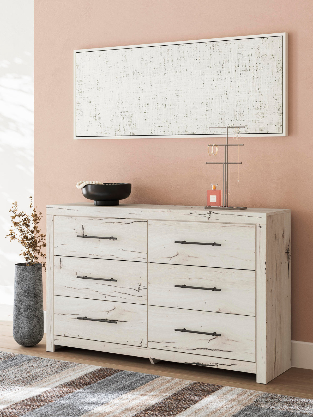 Lawroy King Storage Bed, Dresser and Nightstand