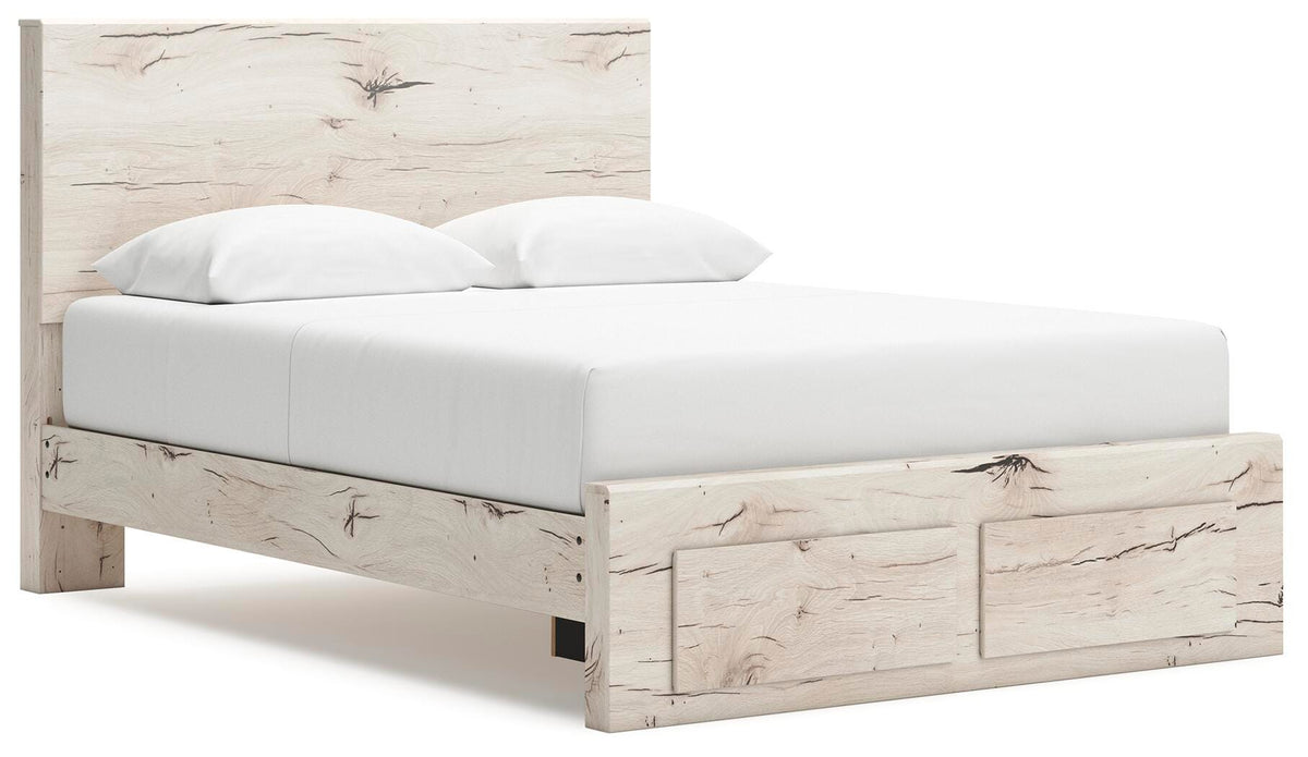 Lawroy Queen Storage Bed, Dresser, Mirror, Nightstand