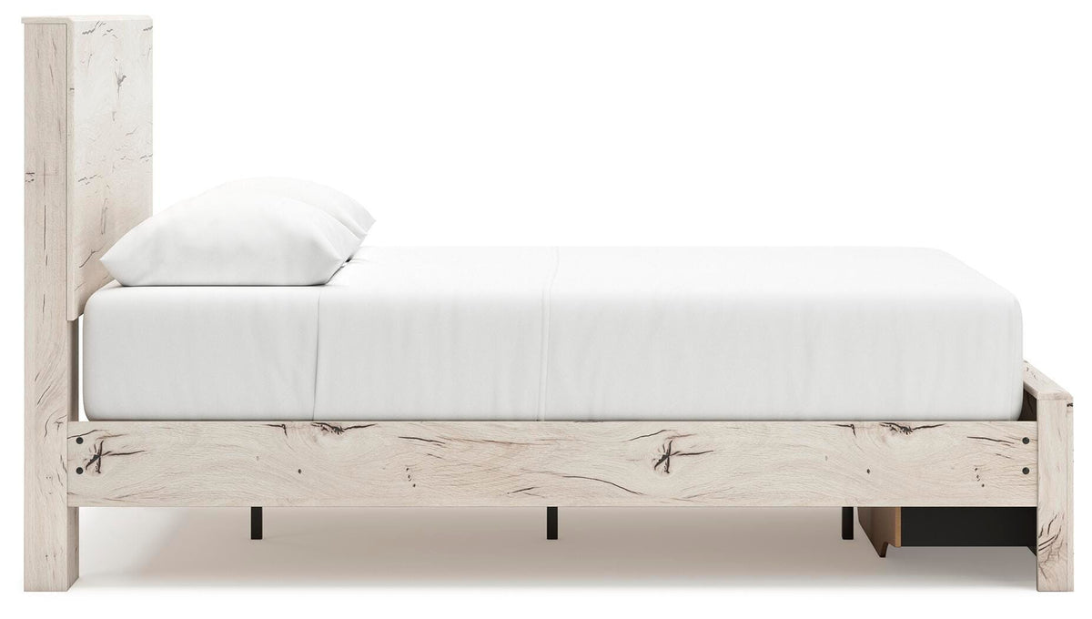 Lawroy Queen Storage Bed, 2 Dressers, Mirror and 2 Nightstands