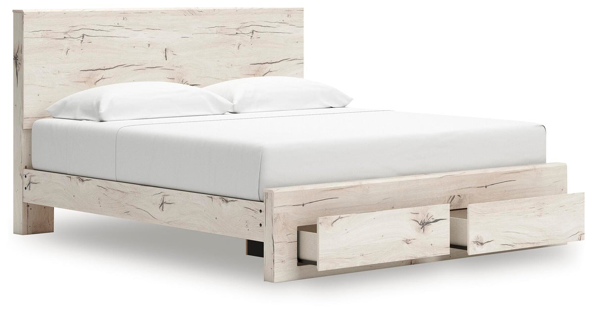 Lawroy King Storage Bed, Dresser and Nightstand