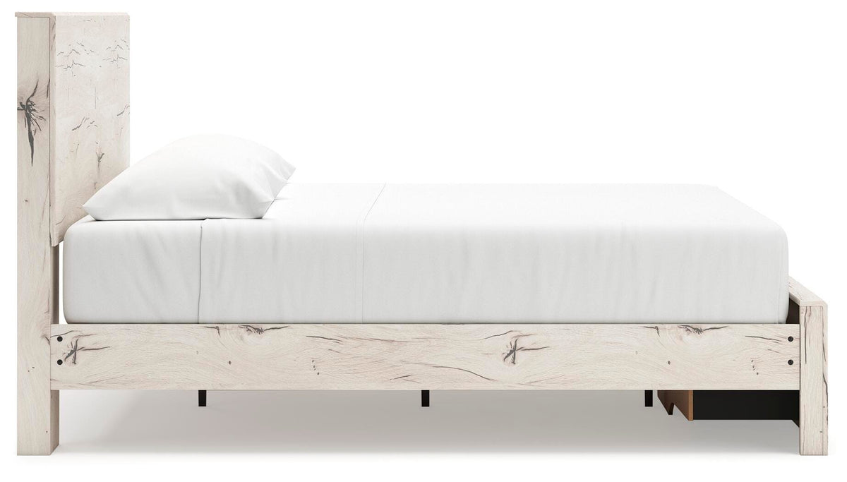 Lawroy King Storage Bed, Dresser and Nightstand