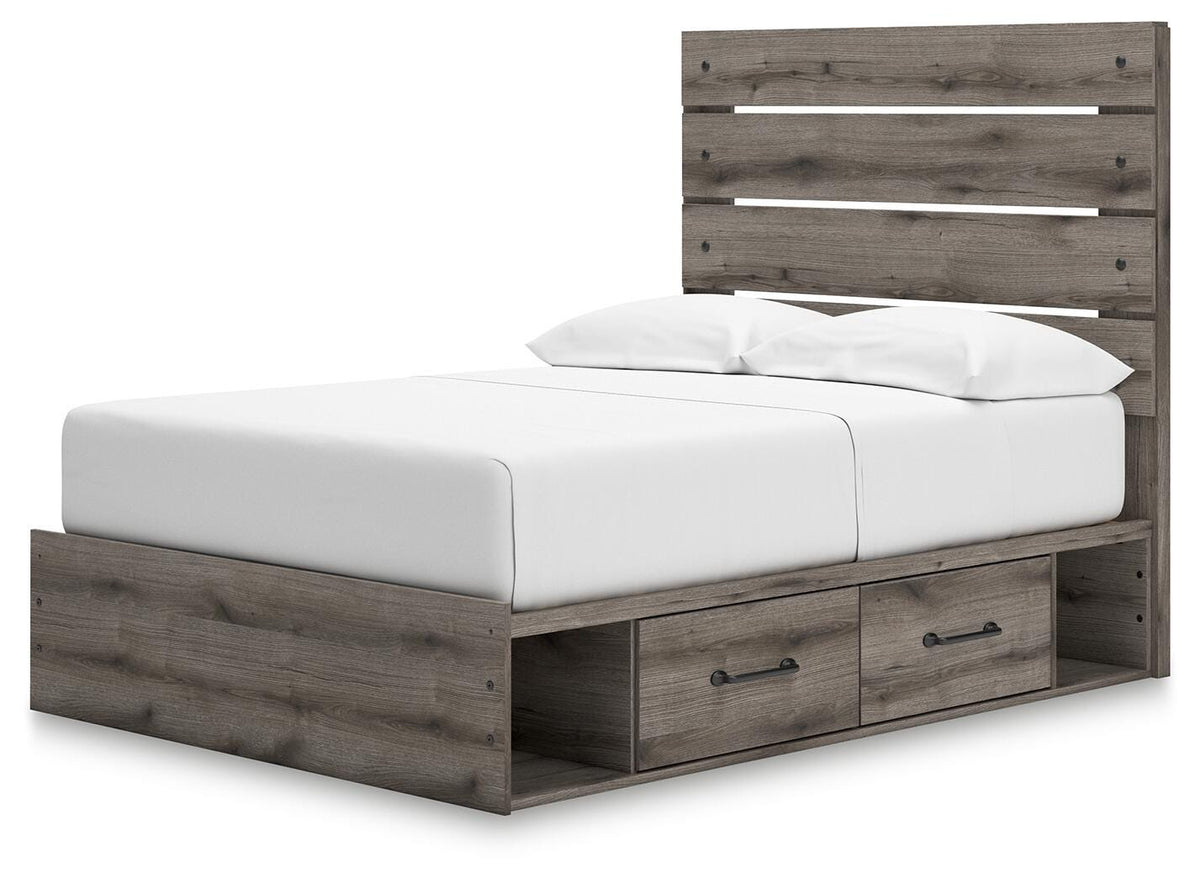 Graystorm Full Panel Bed with Storage