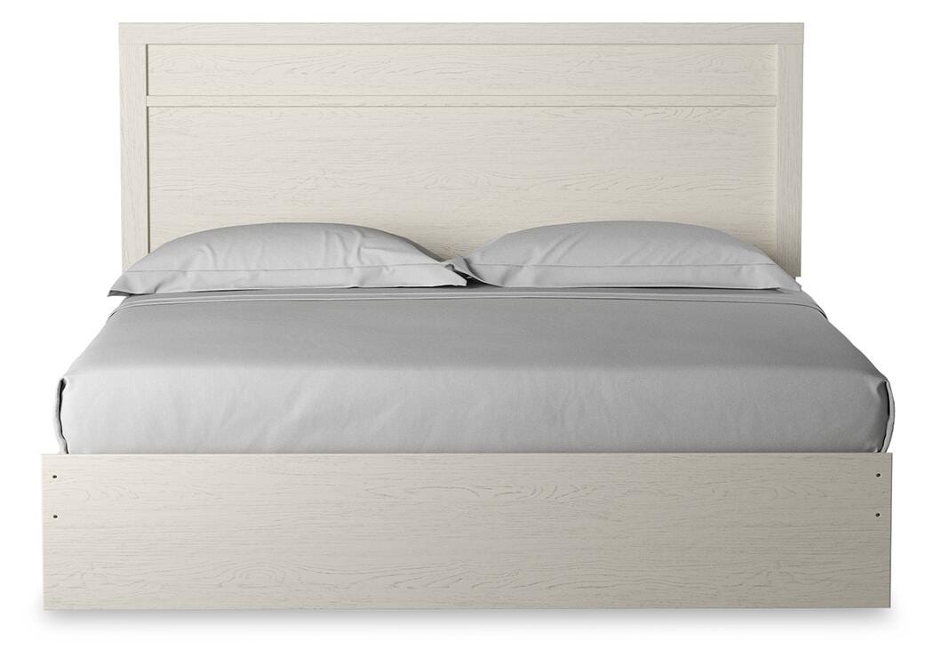 Stelsie King Panel Bed, Dresser, Mirror and Nightstand