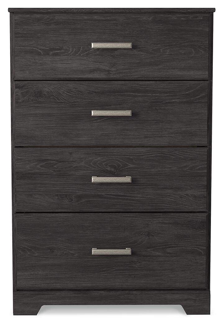 Belachime King Panel Bed, Dresser, Chest and 2 Nightstands