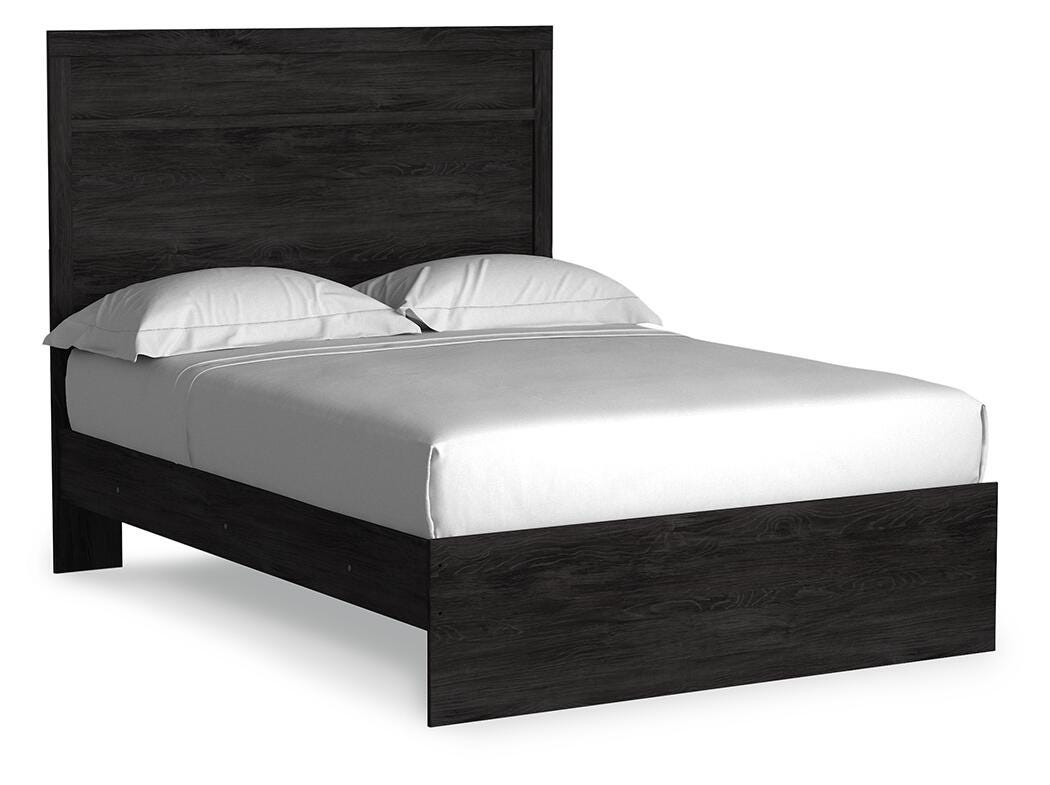 Belachime Full Panel Bed, Dresser, Mirror and Nightstand