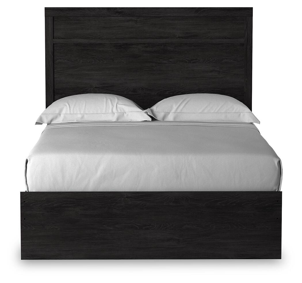 Belachime Full Panel Bed, Dresser, Mirror and Nightstand