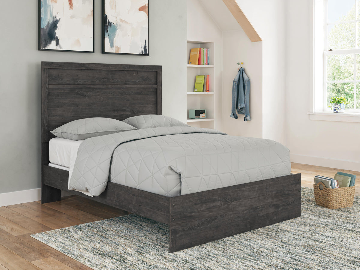 Belachime Full Panel Bed, Dresser, Mirror and Nightstand
