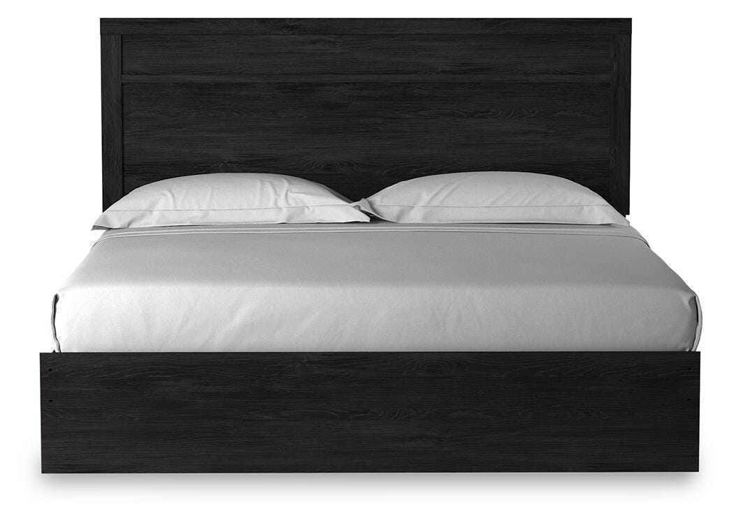 Belachime King Panel Bed, Dresser, Chest and 2 Nightstands