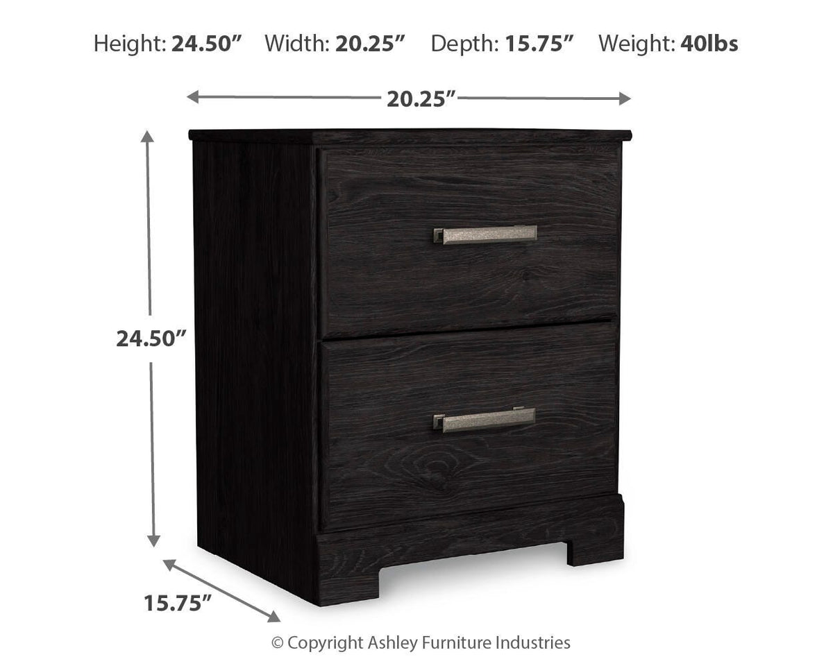 Belachime Full Panel Bed, Dresser, Mirror and Nightstand
