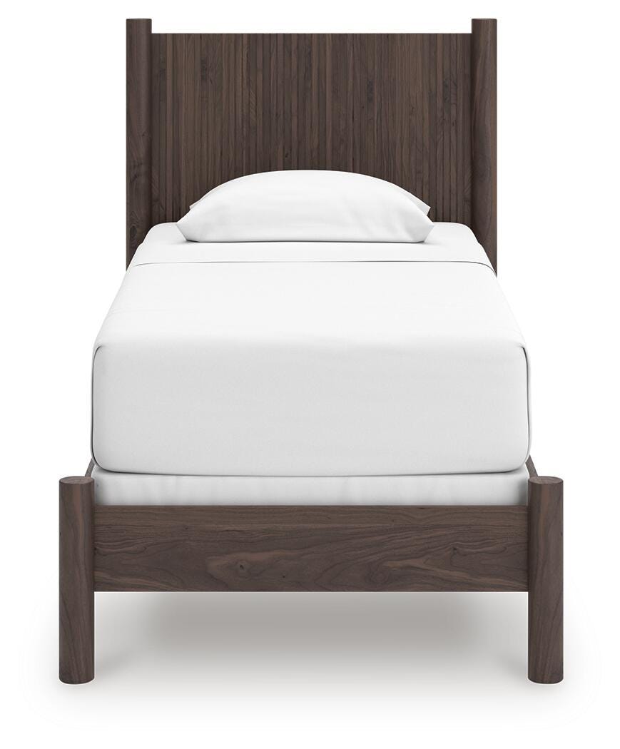 Pamytta Twin Panel Bed, Dresser and Mirror