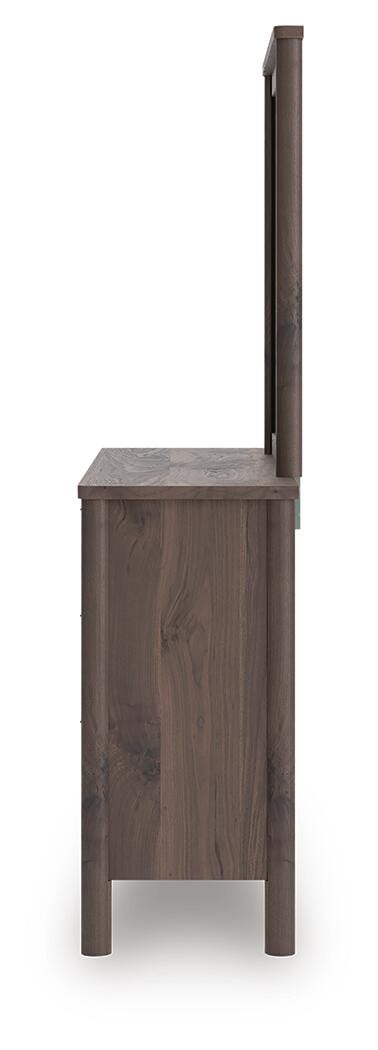 Pamytta Full Panel Bed, Dresser and Mirror