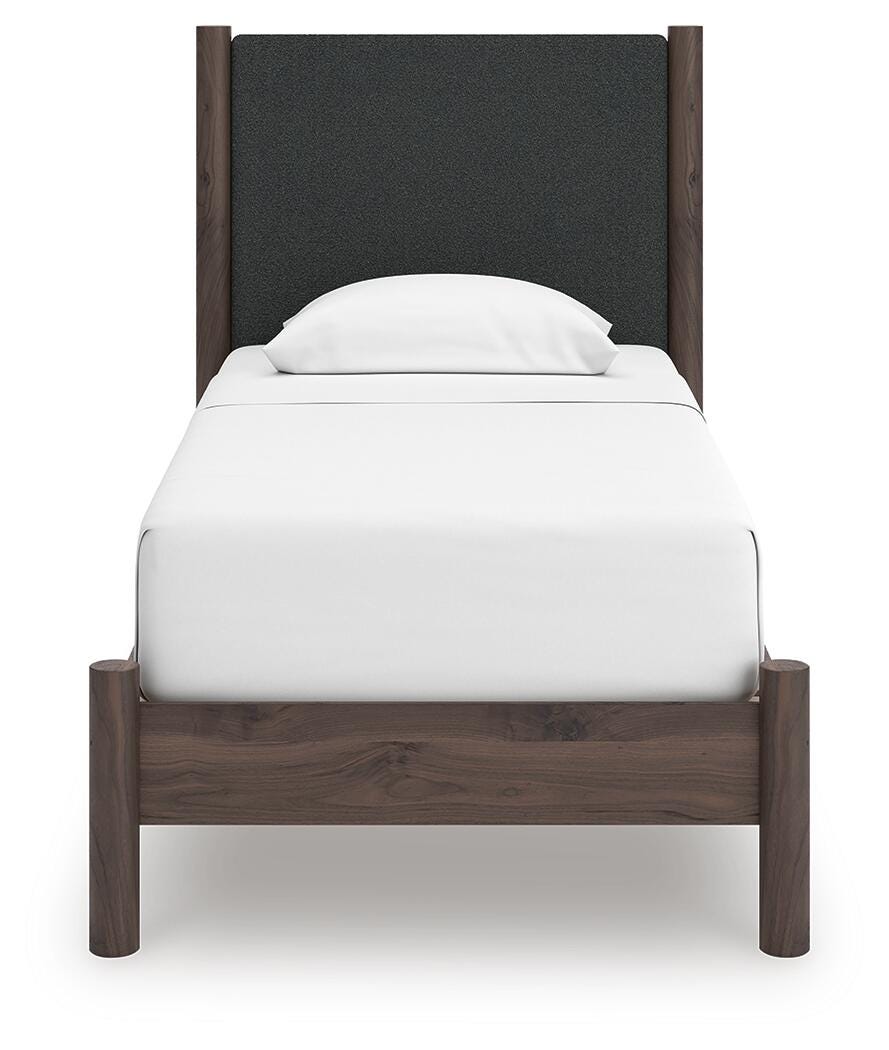Pamytta Twin Upholstered Panel Platform Bed