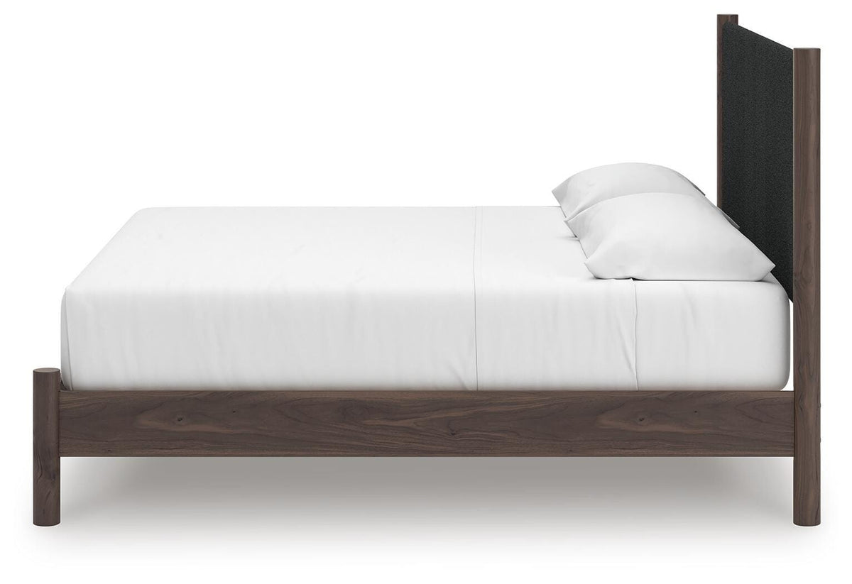 Pamytta King Upholstered Panel Platform Bed