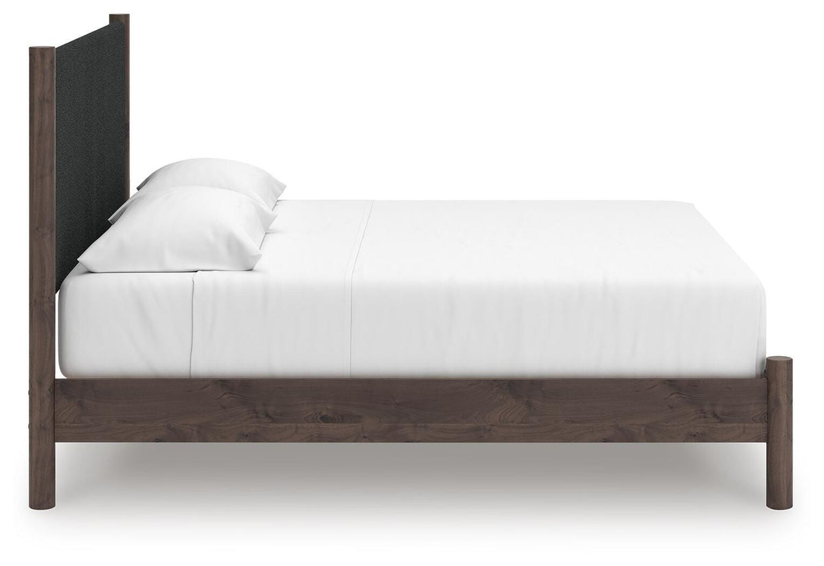 Pamytta King Upholstered Panel Platform Bed
