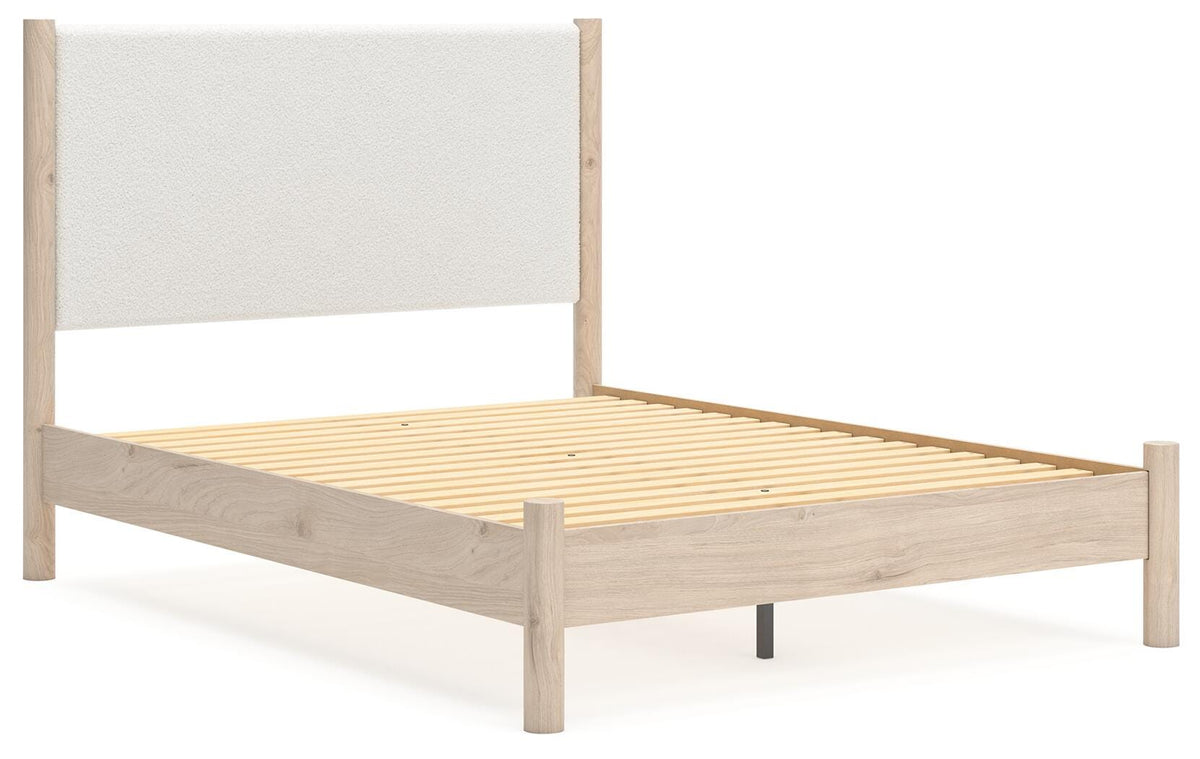 Cadmori Queen Panel Bed, Dresser, Mirror and Nightstand