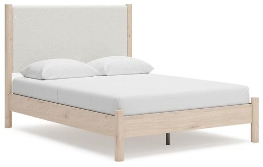 Cadmori Queen Upholstered Panel Bed