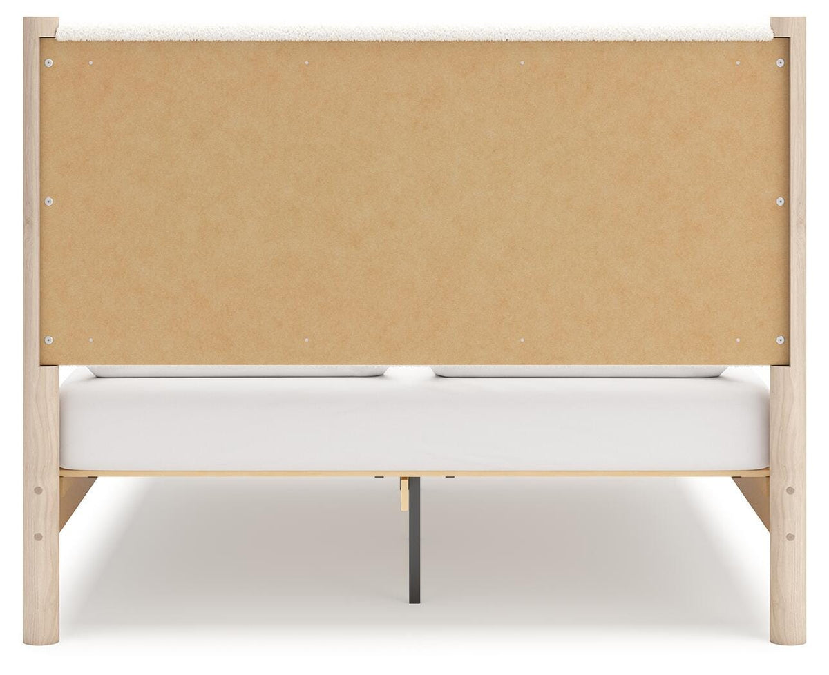 Cadmori Queen Panel Bed, Dresser, Mirror and Nightstand