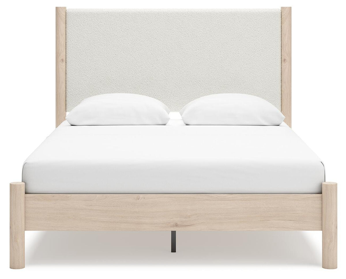Cadmori Queen Upholstered Panel Bed
