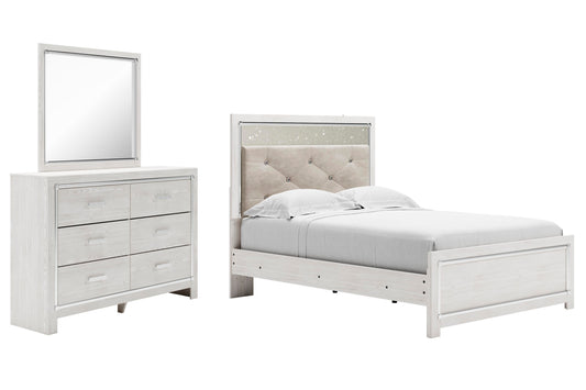 Altyra Full Panel Bed, Dresser and Mirror