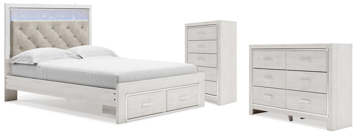 Altyra Queen Storage Bed, Dresser and Chest