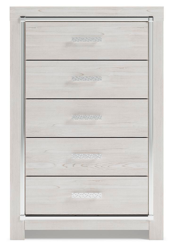 Altyra Queen Panel Bed, Dresser and Chest