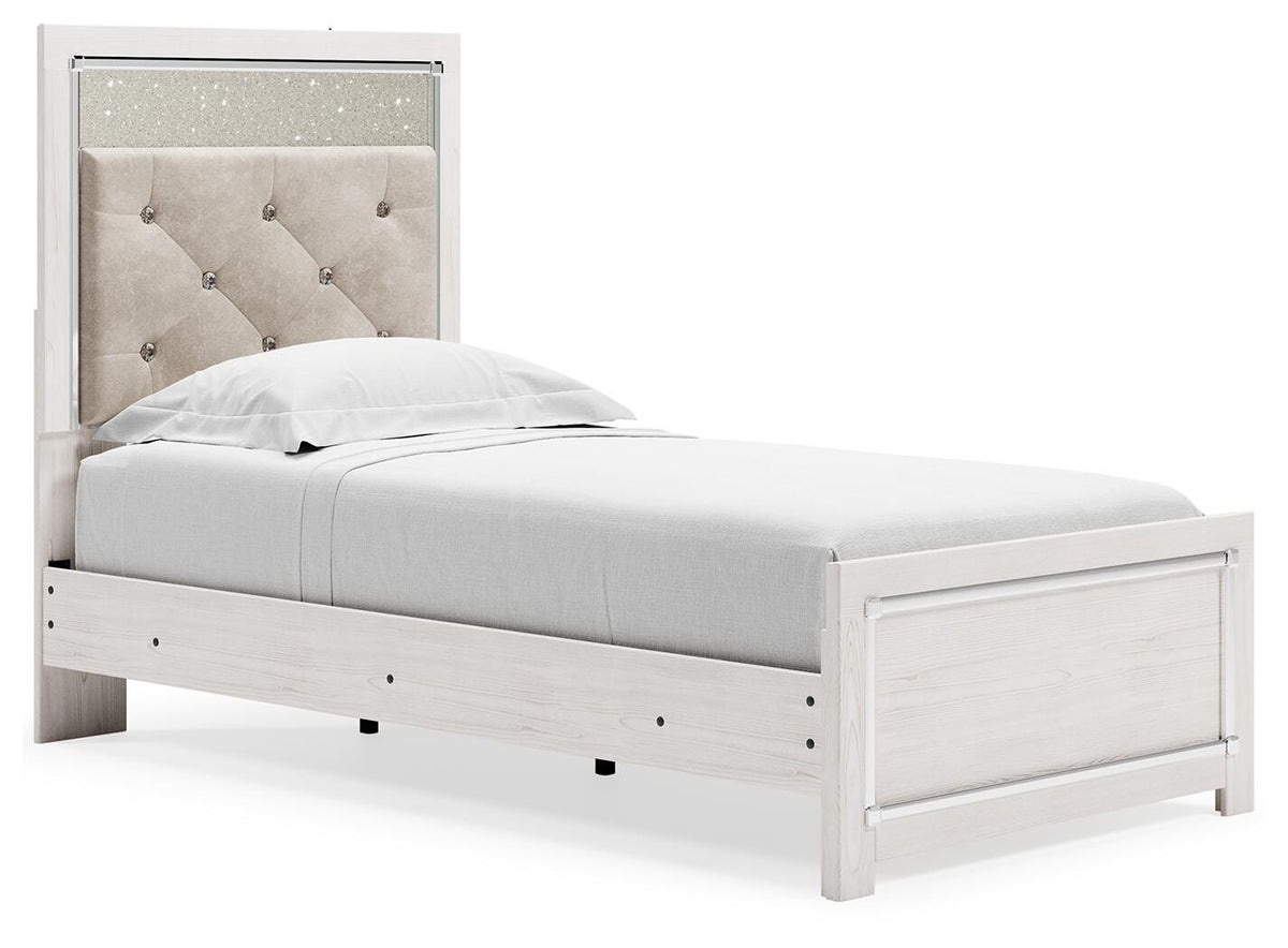 Altyra Twin Panel Bed, Chest and Nightstand