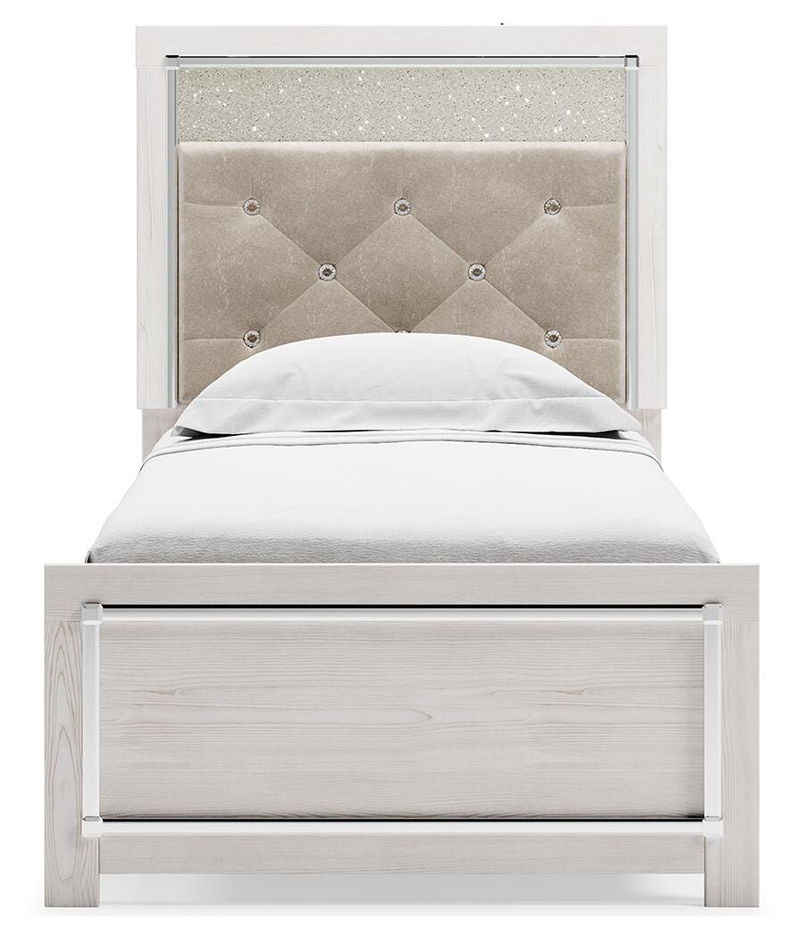 Altyra Twin Panel Bed, Dresser and Mirror