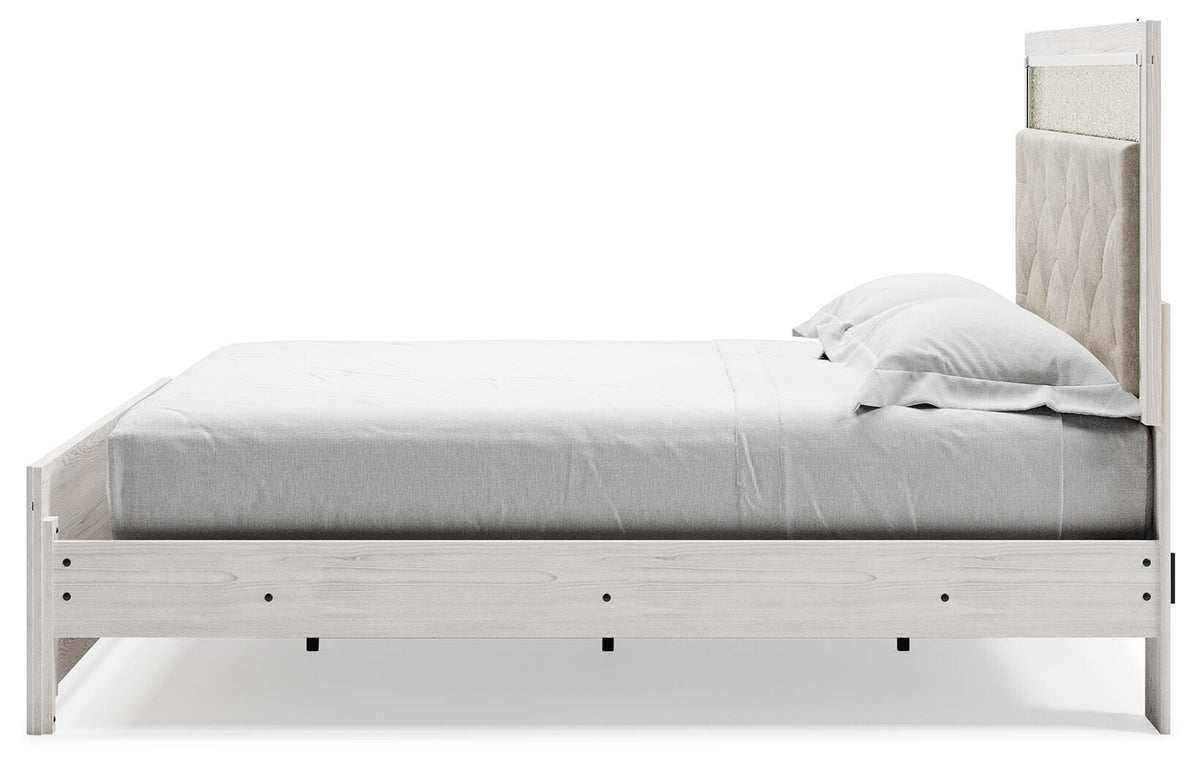 Altyra King Panel Bed, Dresser, Mirror, Chest and Nightstand