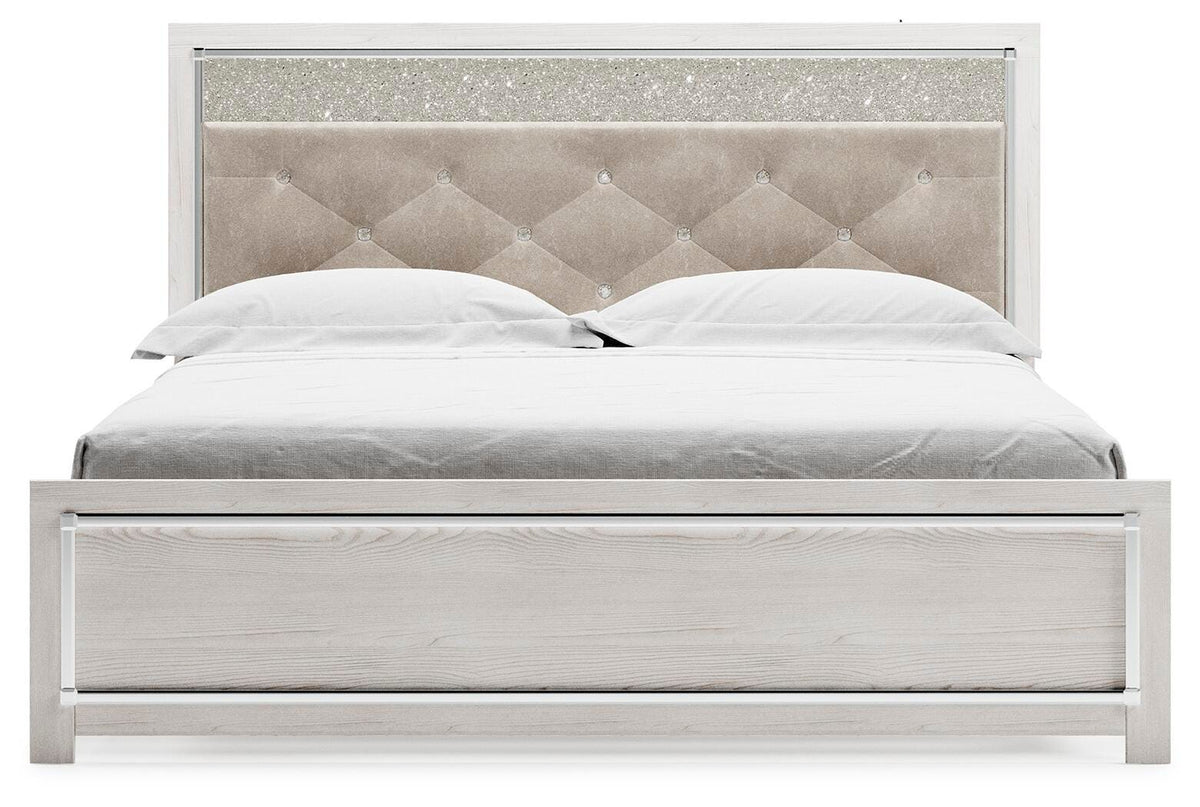 Altyra King Panel Bed, Dresser, Mirror, Chest and Nightstand