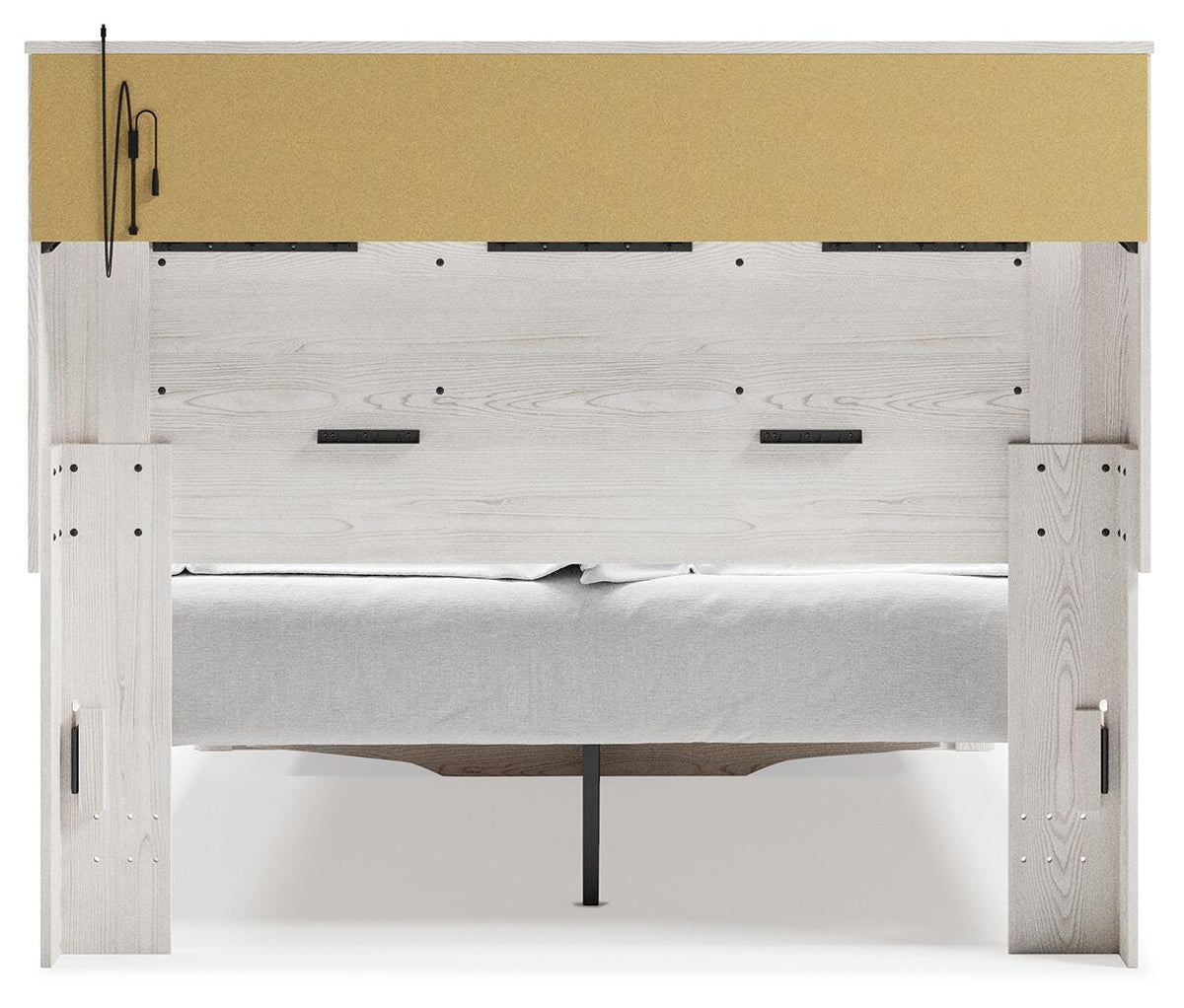 Altyra Queen Bookcase Storage Bed, Dresser and Mirror