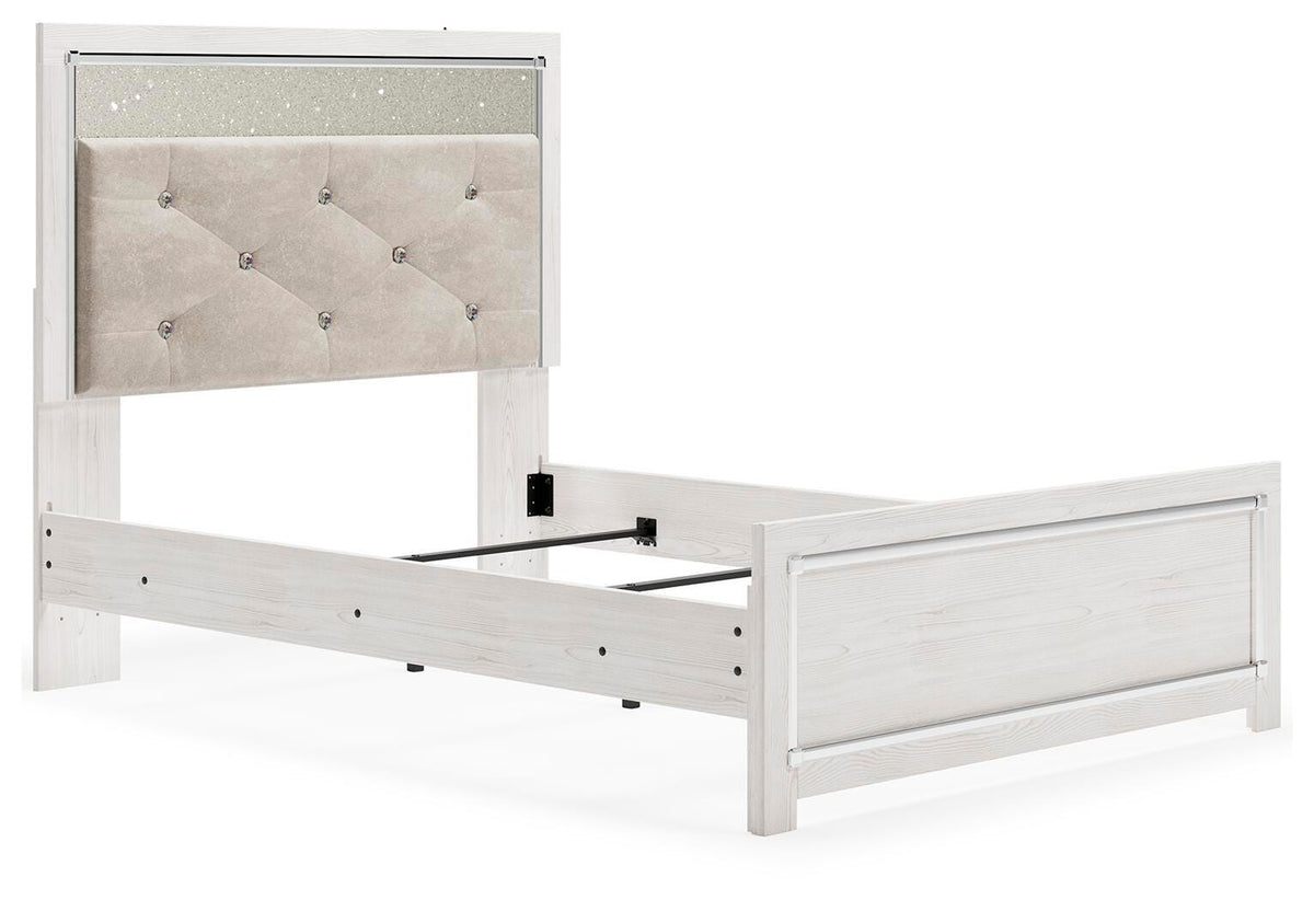 Altyra Full Panel Bed, Dresser, Mirror and Chest
