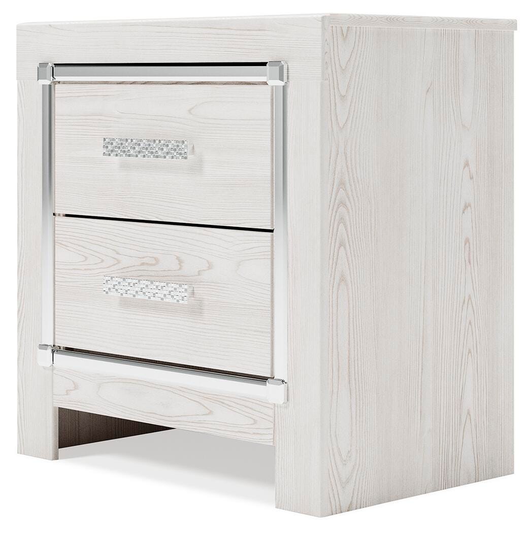 Altyra King Storage Panel Bed and Nightstand
