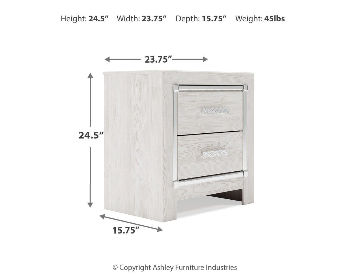 Altyra King Storage Bed, Chest and Nightstand