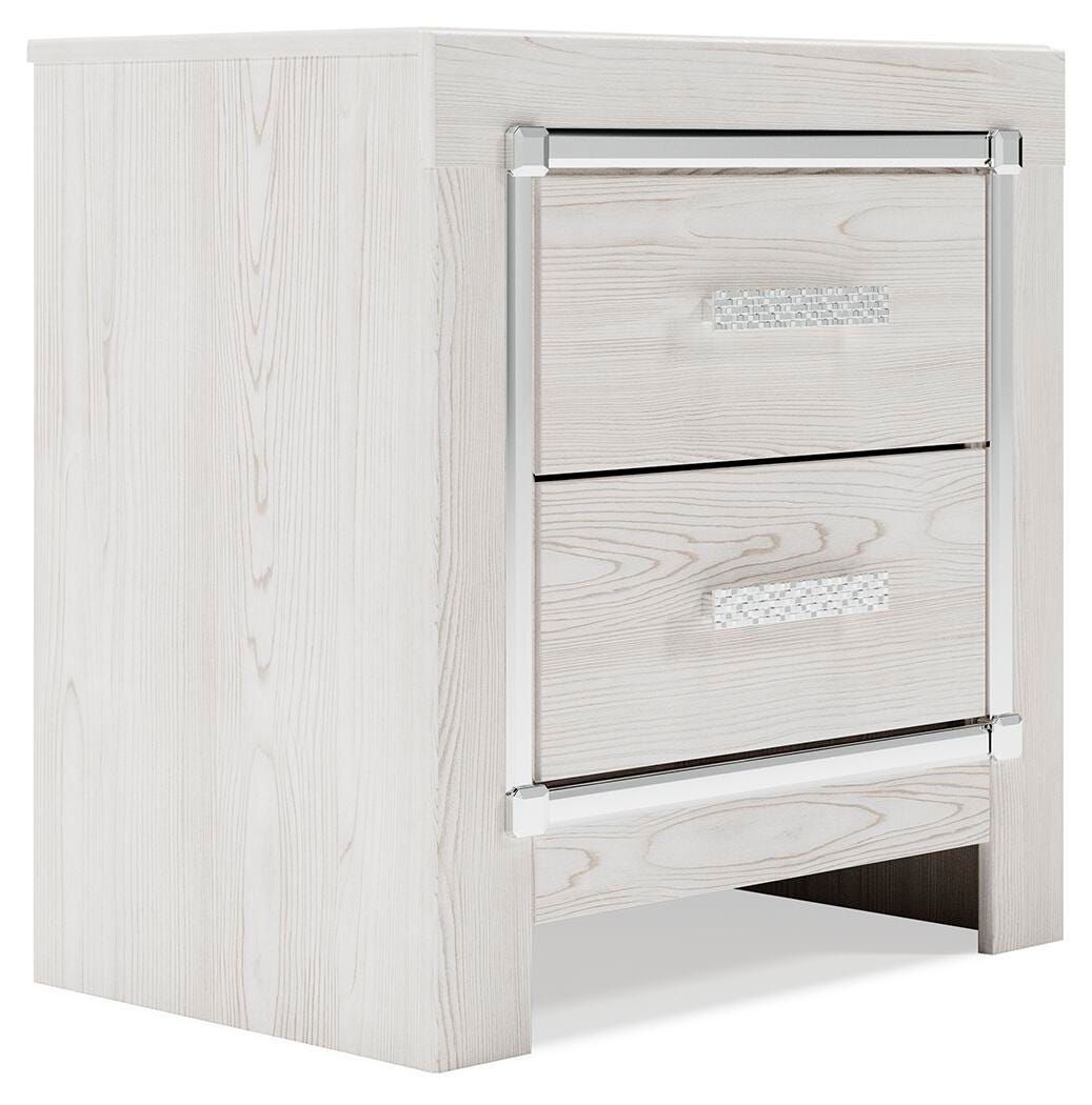 Altyra Queen Storage Bed, Dresser Mirror, Chest and 2 Nightstands