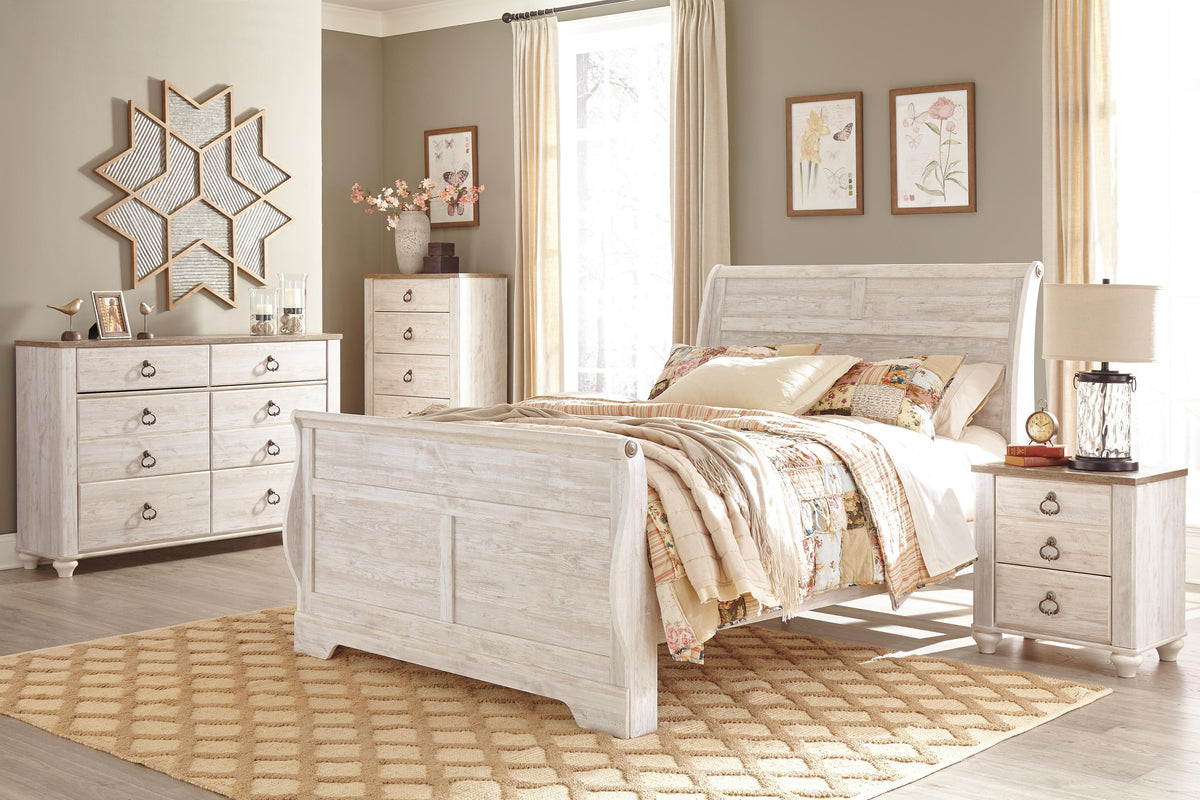 Willowton King Sleigh Bed
