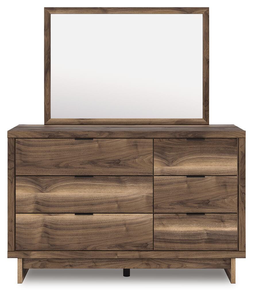 Chirason Full Panel Platform Bed, Dresser and Mirror