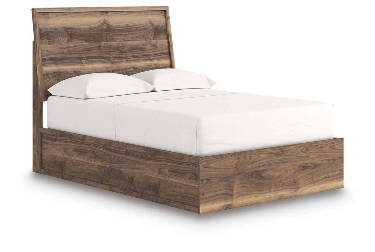 Chirason Full Panel Platform Bed, Dresser and Mirror