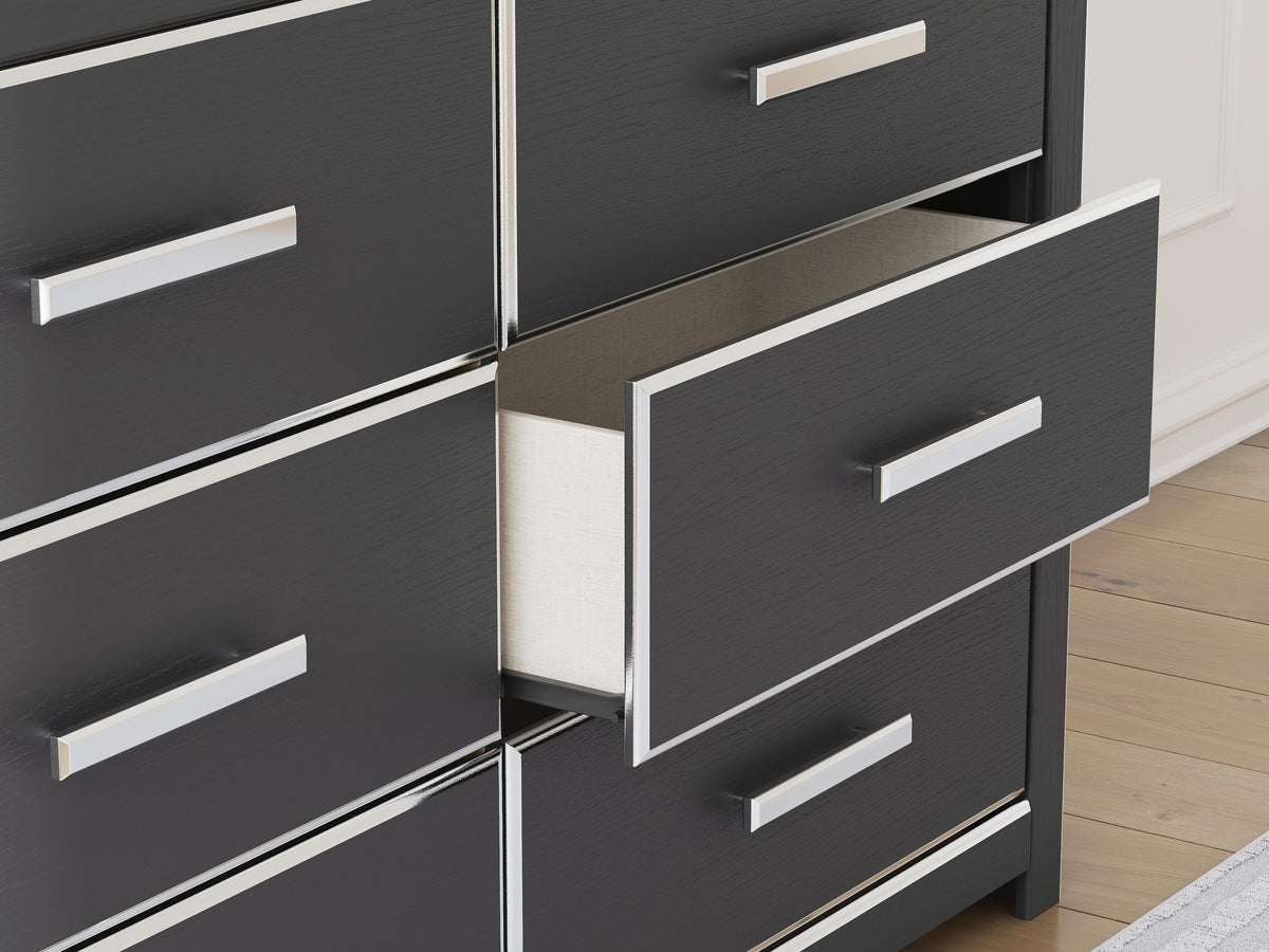Zuraleus King Upholstered Bed, Dresser and Nightstand