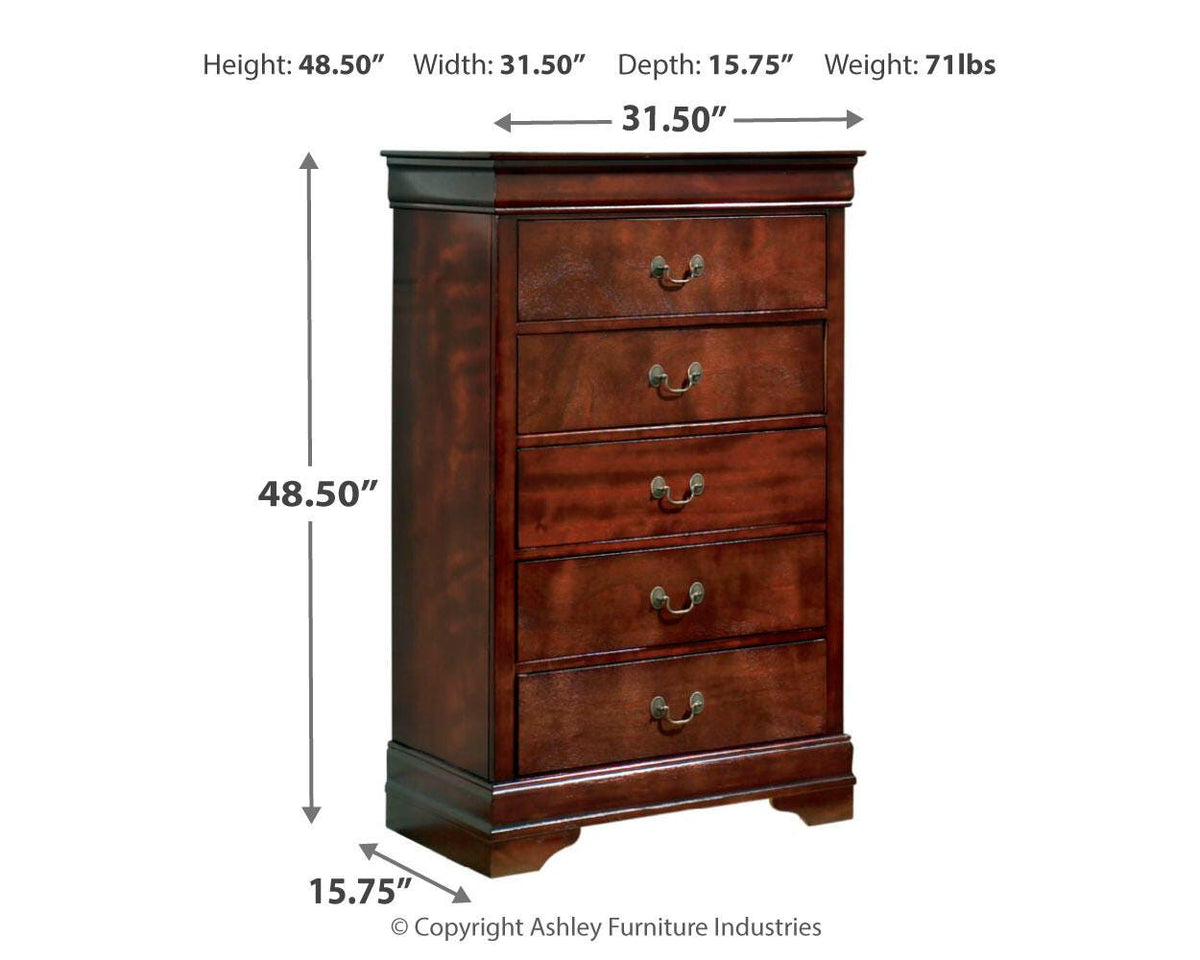 Alisdair Queen Sleigh Bed, Dresser and Chest