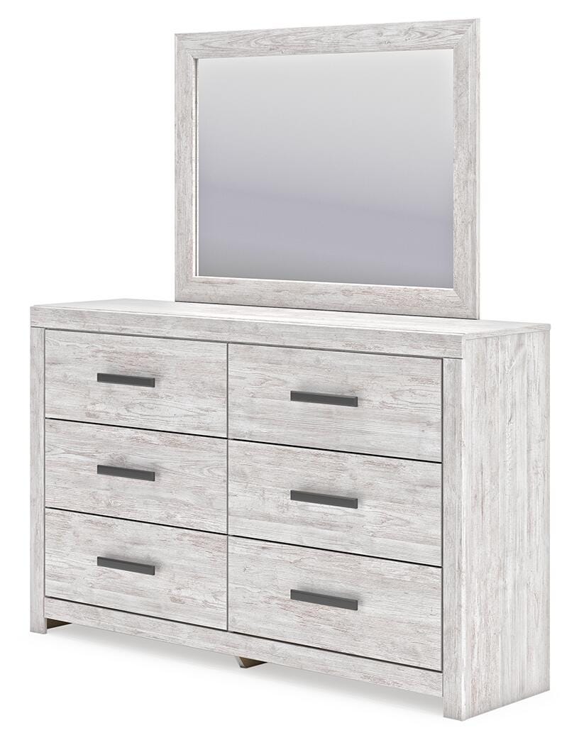 Cayboni Full Panel Bed, Dresser, Mirror and Nightstand