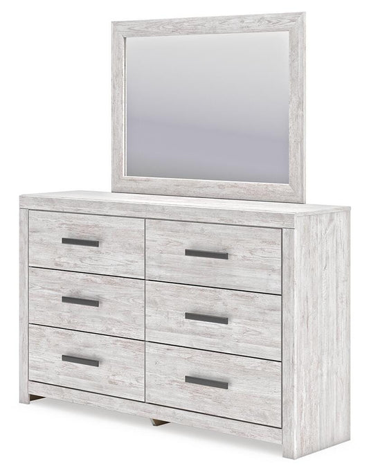 Cayboni King Panel Bed, Dresser, Mirror and Chest